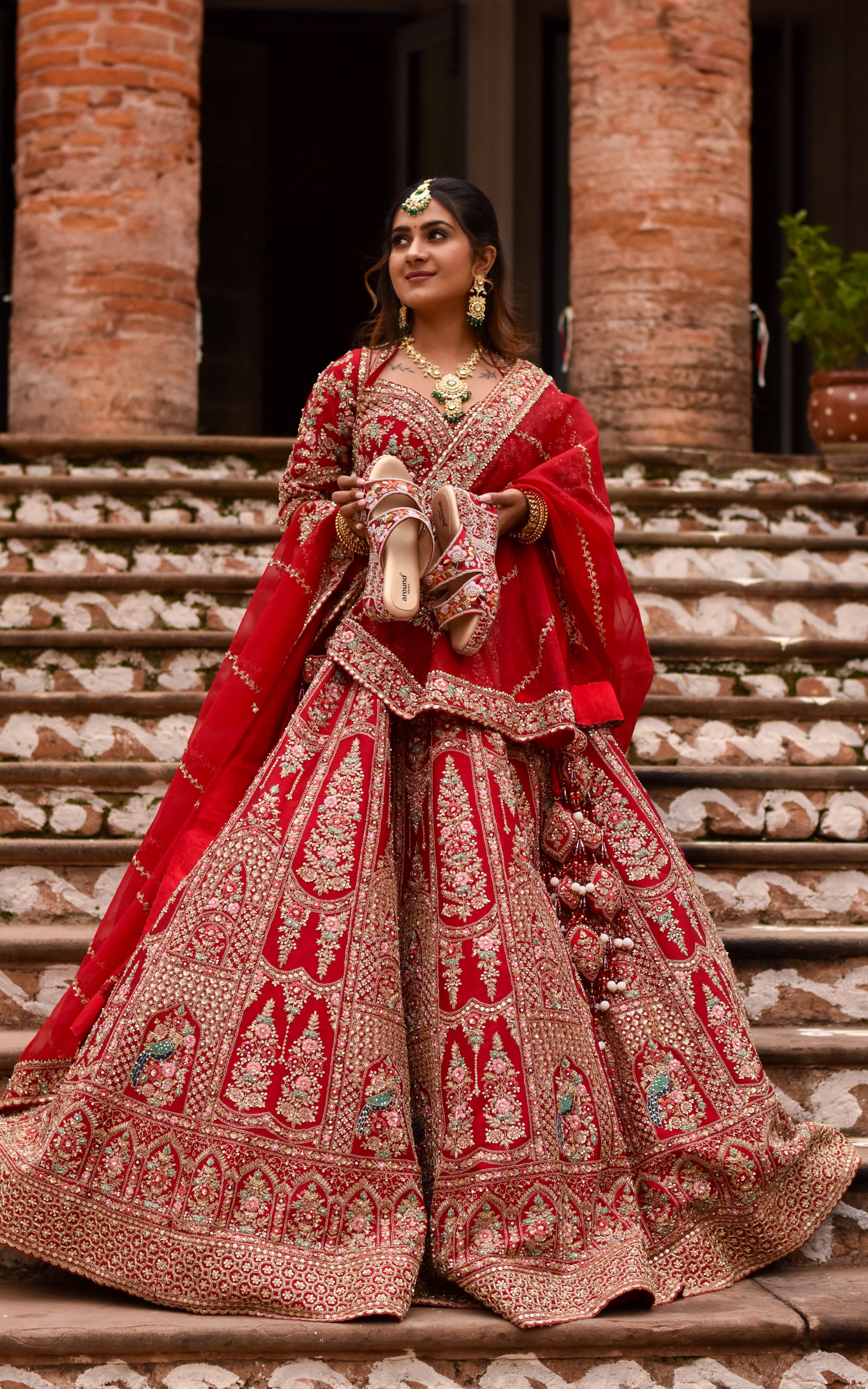 High Heel Bridal Wedges for Indian brides globally