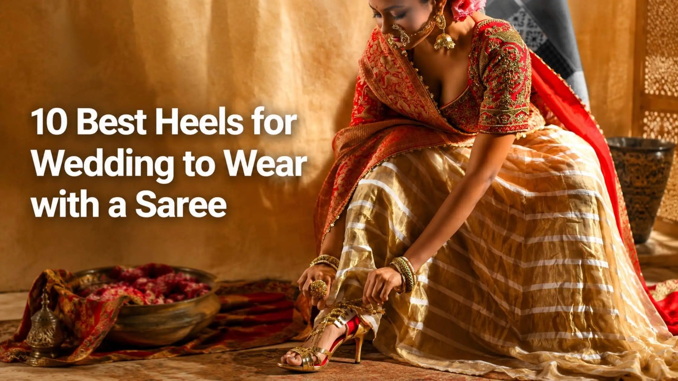 10 Best Heels to Wear with a Saree for Your Wedding (2026 Guide)