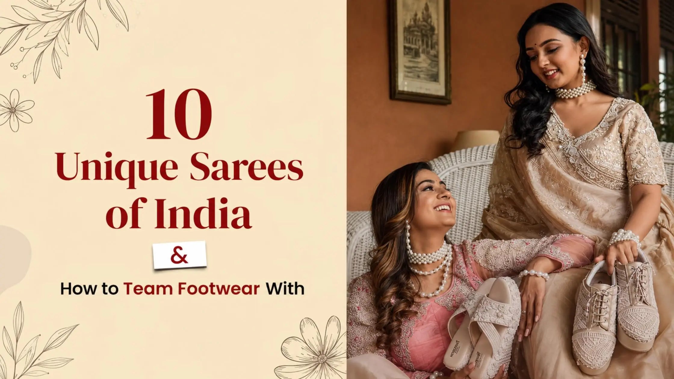 10 Unique Sarees of India and How to Team Footwear with Each (2026 Guide)