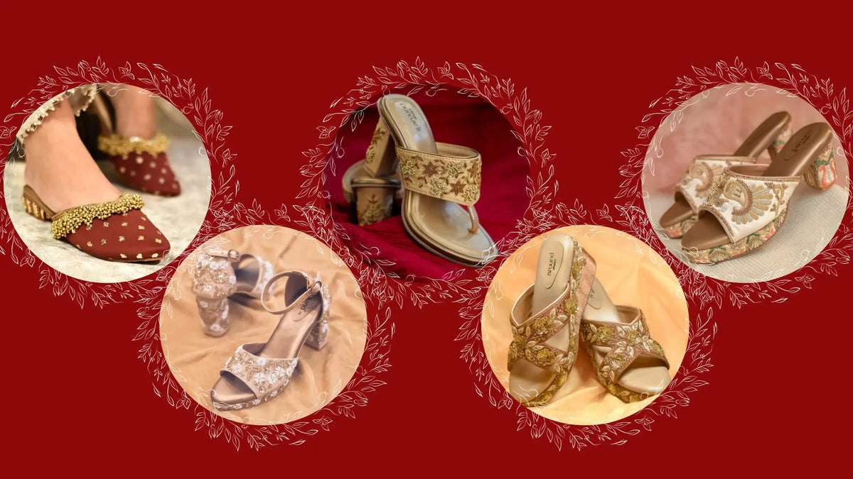 Best Bridal Footwear for Indian Wedding Outfits by Region