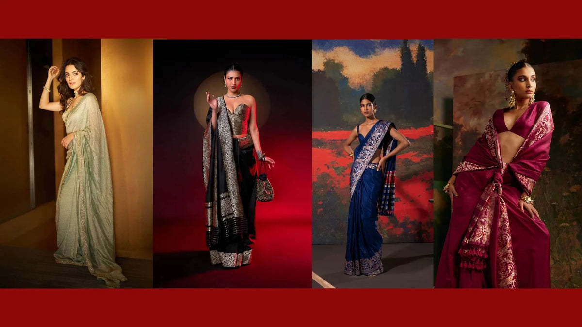 Best Footwear for Ekaya Banaras Sarees