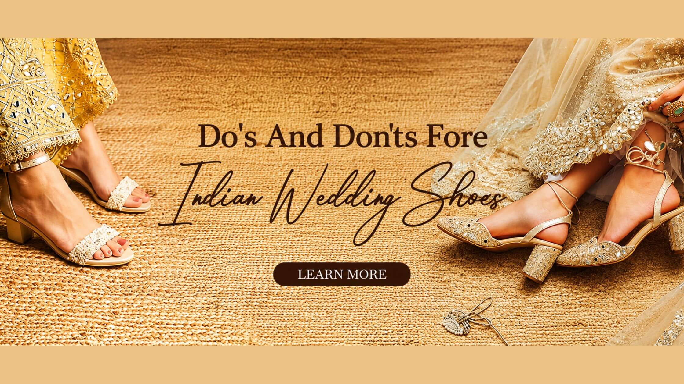 Dos and Don'ts for Indian Wedding Shoes