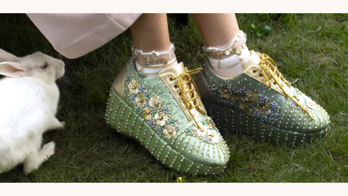 How to Style Bridal Sneakers with Lehengas, Sarees and Sharara Sets