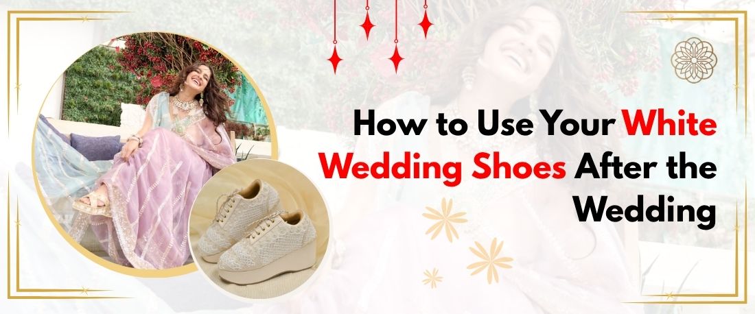 white wedding shoes