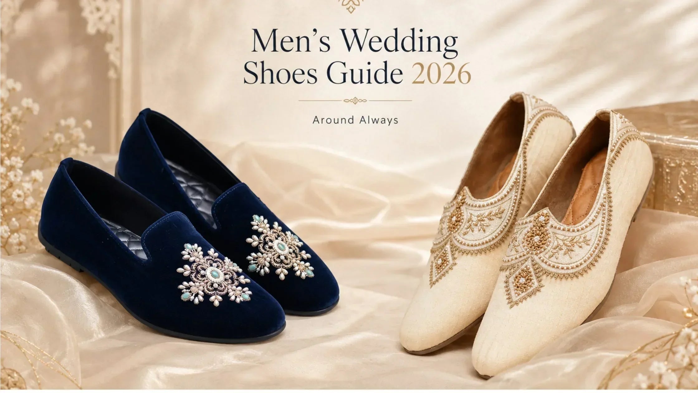 Men's Wedding Shoes Guide 2026: Sherwani, Jodhpuri, Mojaris & Indo-Western Looks