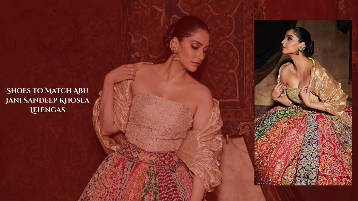 Shoes to Match Abu Jani Sandeep Khosla Lehengas