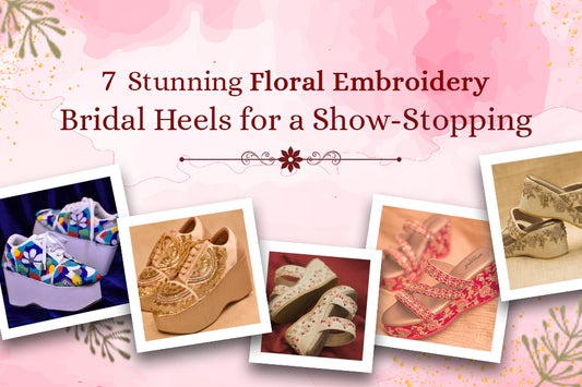 Bloom Like a Queen: 7 Stunning Floral Embroidery Bridal Heels for a Show-Stopping