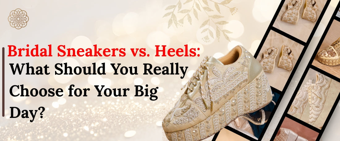 Bridal Sneakers vs. Heels