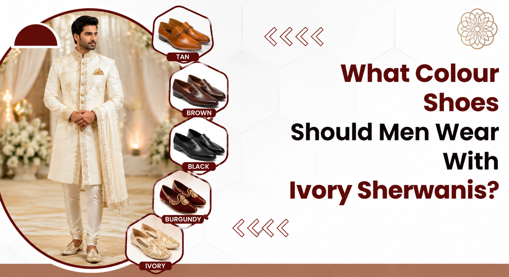 What Colour Shoes Should Men Wear With Ivory Sherwanis?