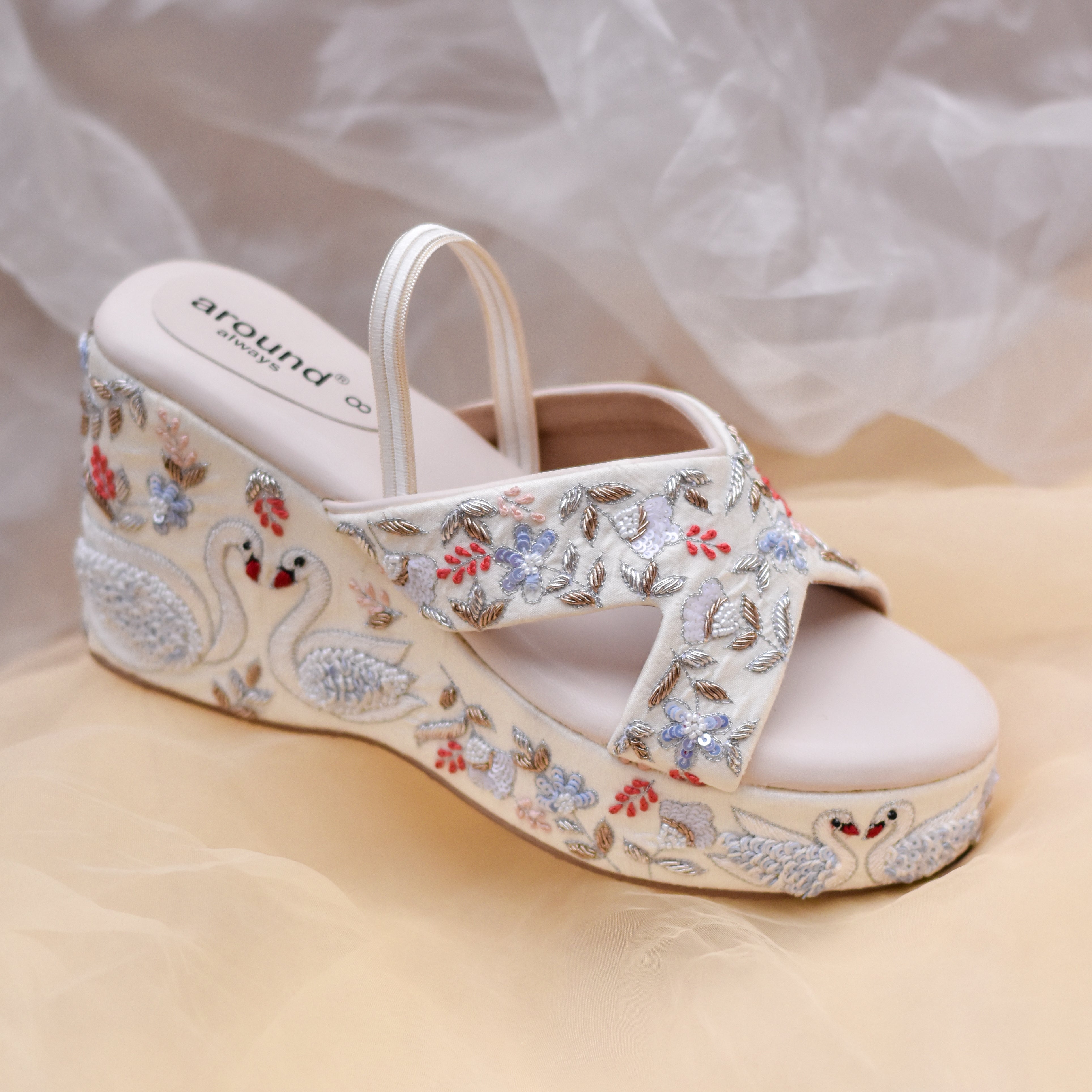 Latest shoe designs for bride and groom and women's casual wear