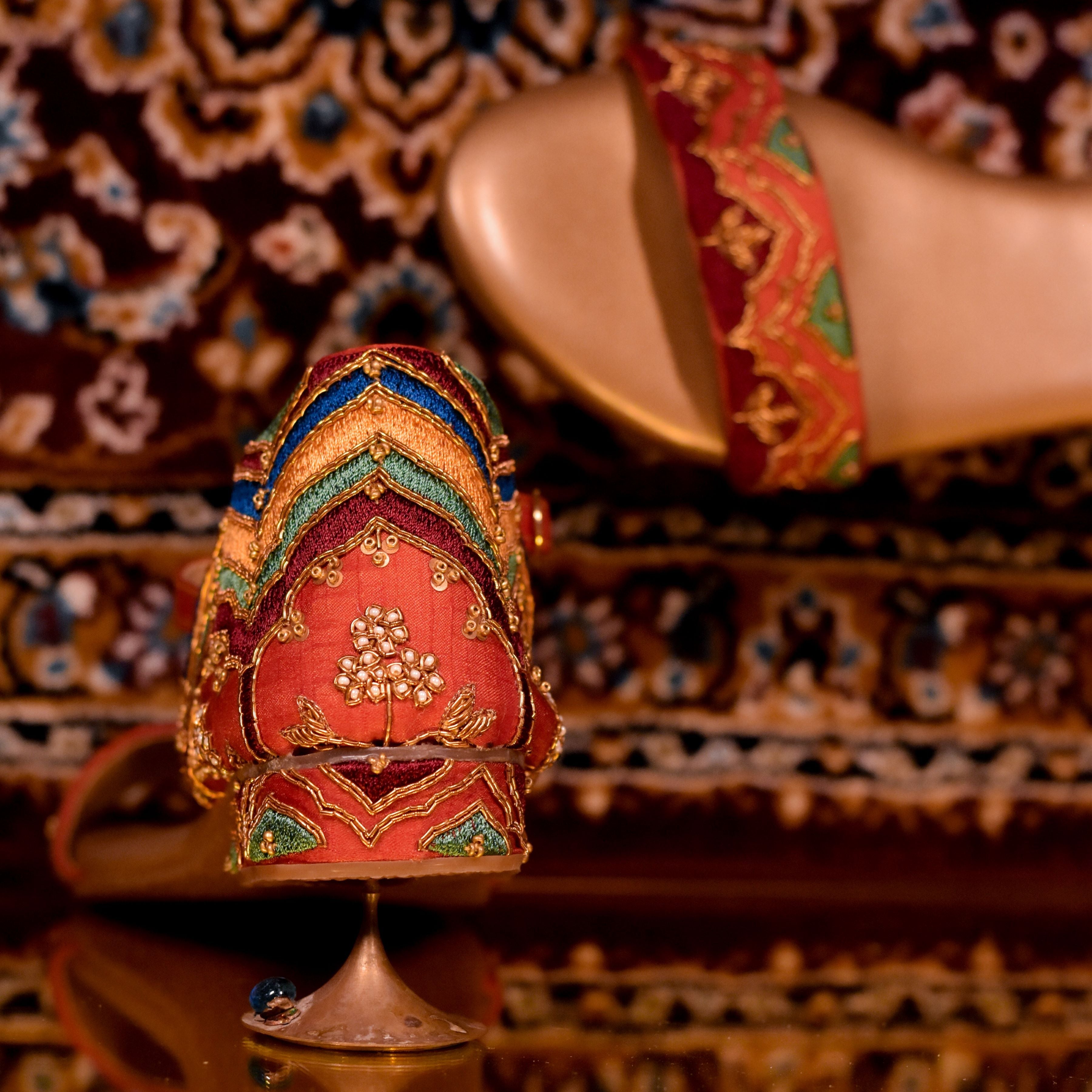 Middle east inspired Indian bridal flats