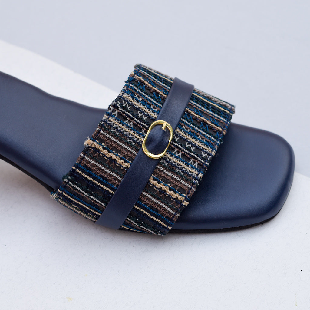Stylish front strap of designer casual footwear