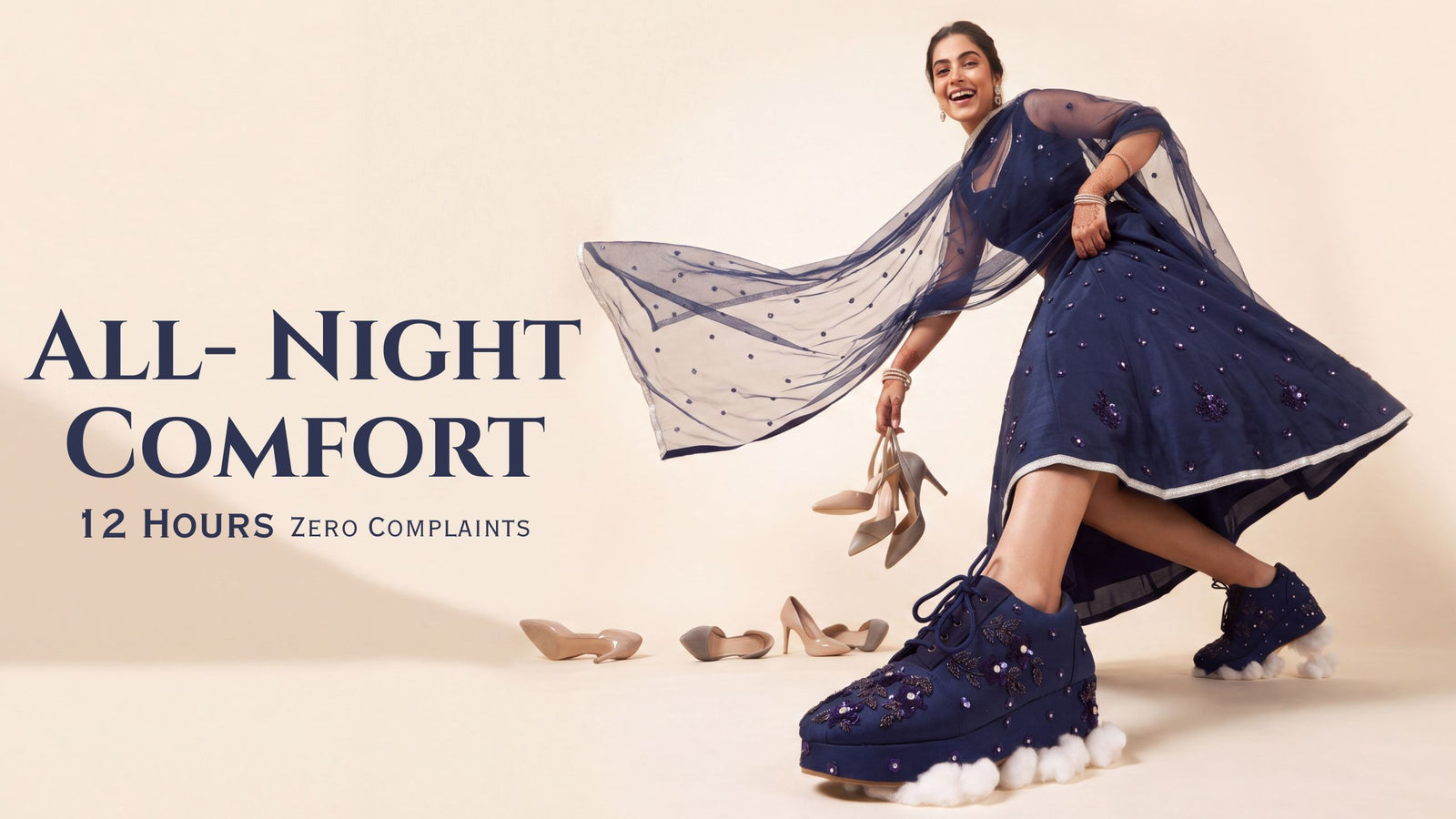 Comfortable designer sneakers for Indian celebration for comfort instead of choosing painful heels