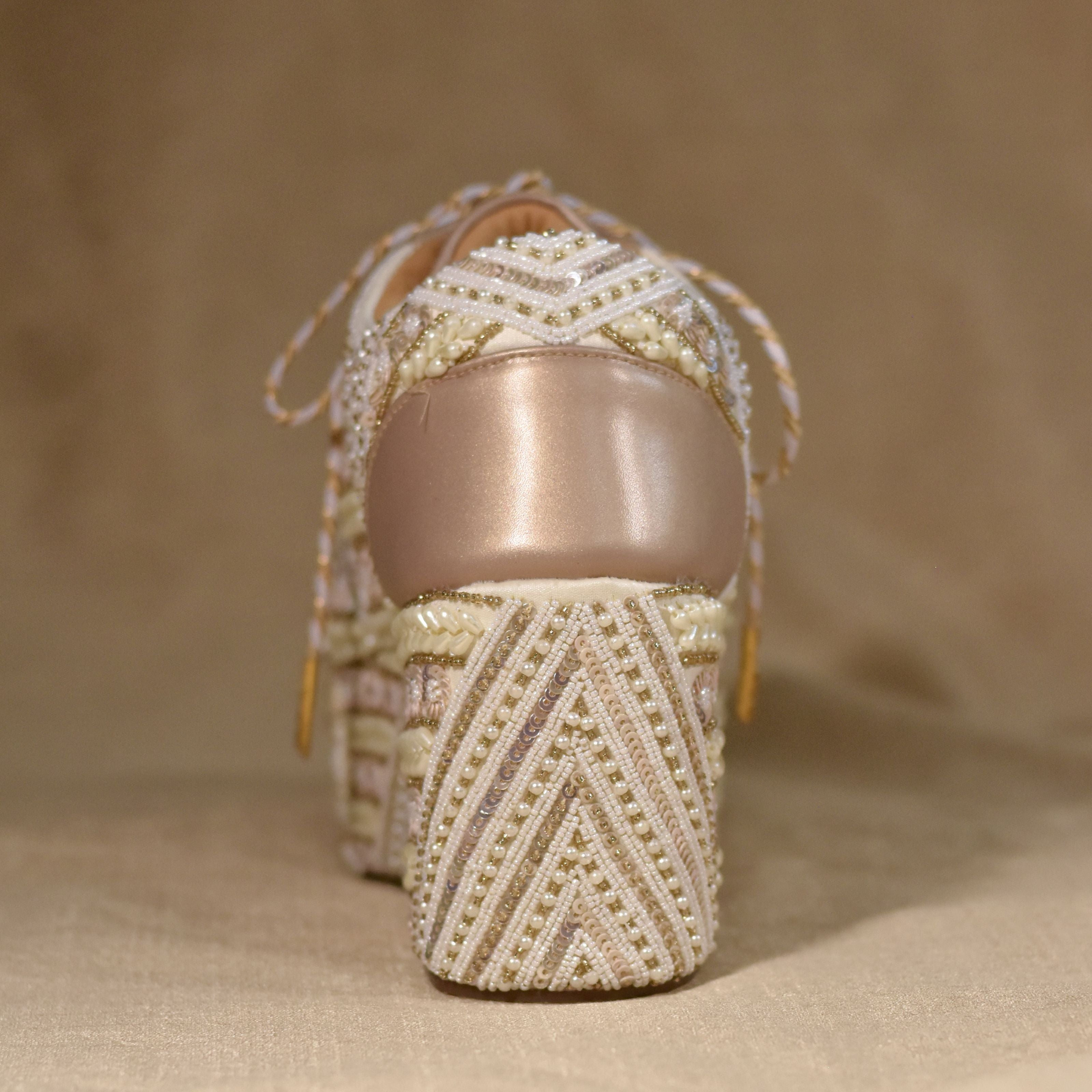 Premium bridal sneakers for designer bridal lehenga