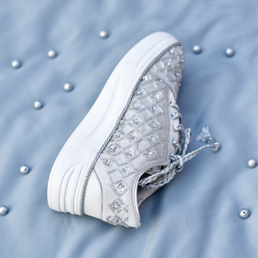 Gemini Blingy Sneakers Party Shoes for Women