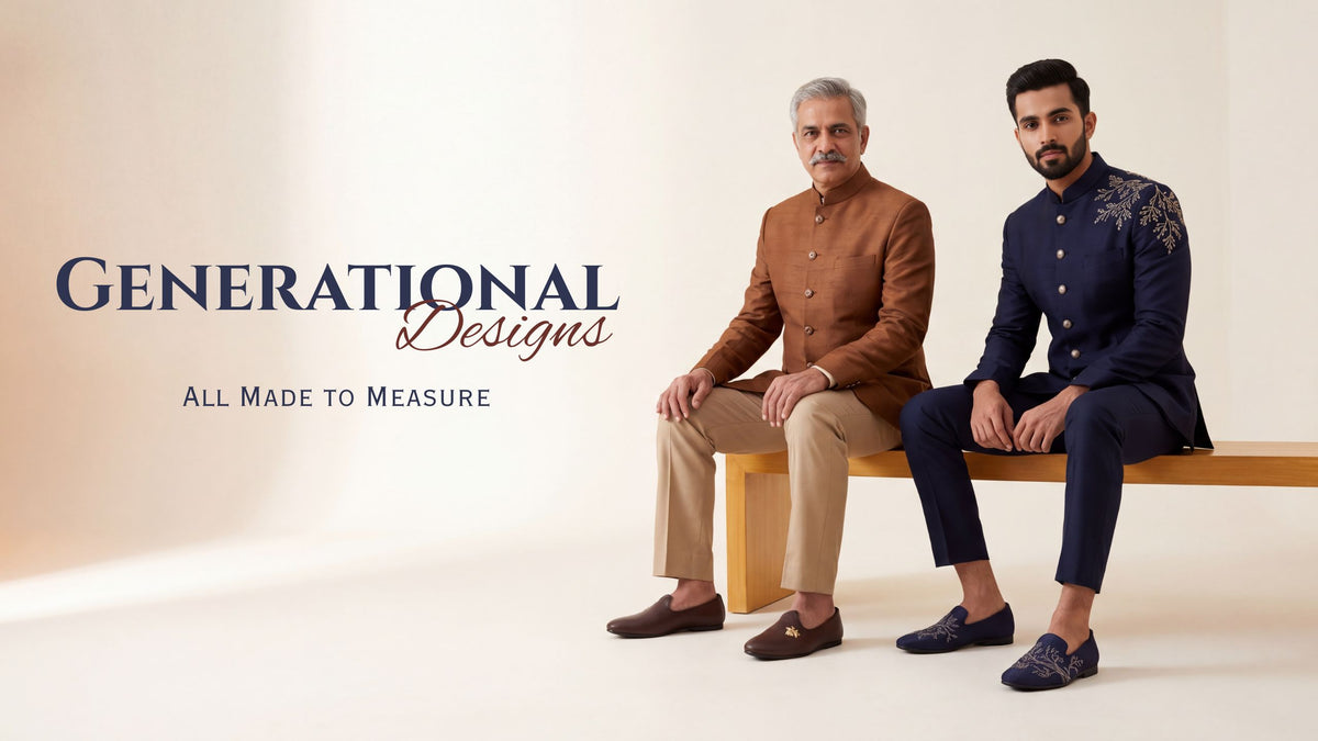Classic Indian mojris and loafers for the groom and groomsmen and father with zari work