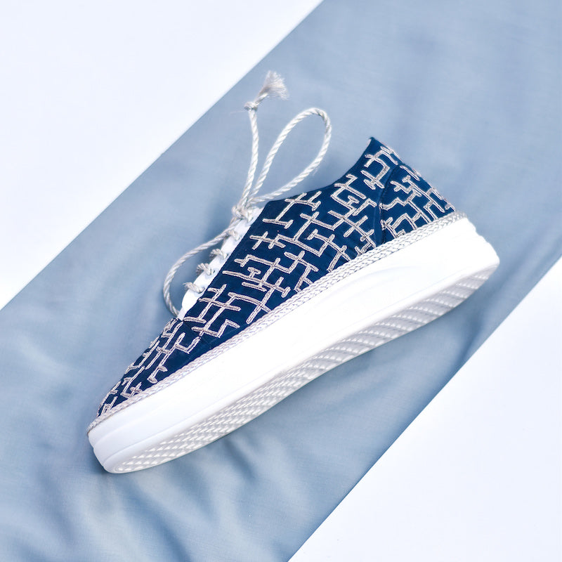 Trendy indo-western sneakers for wearing under lehenga