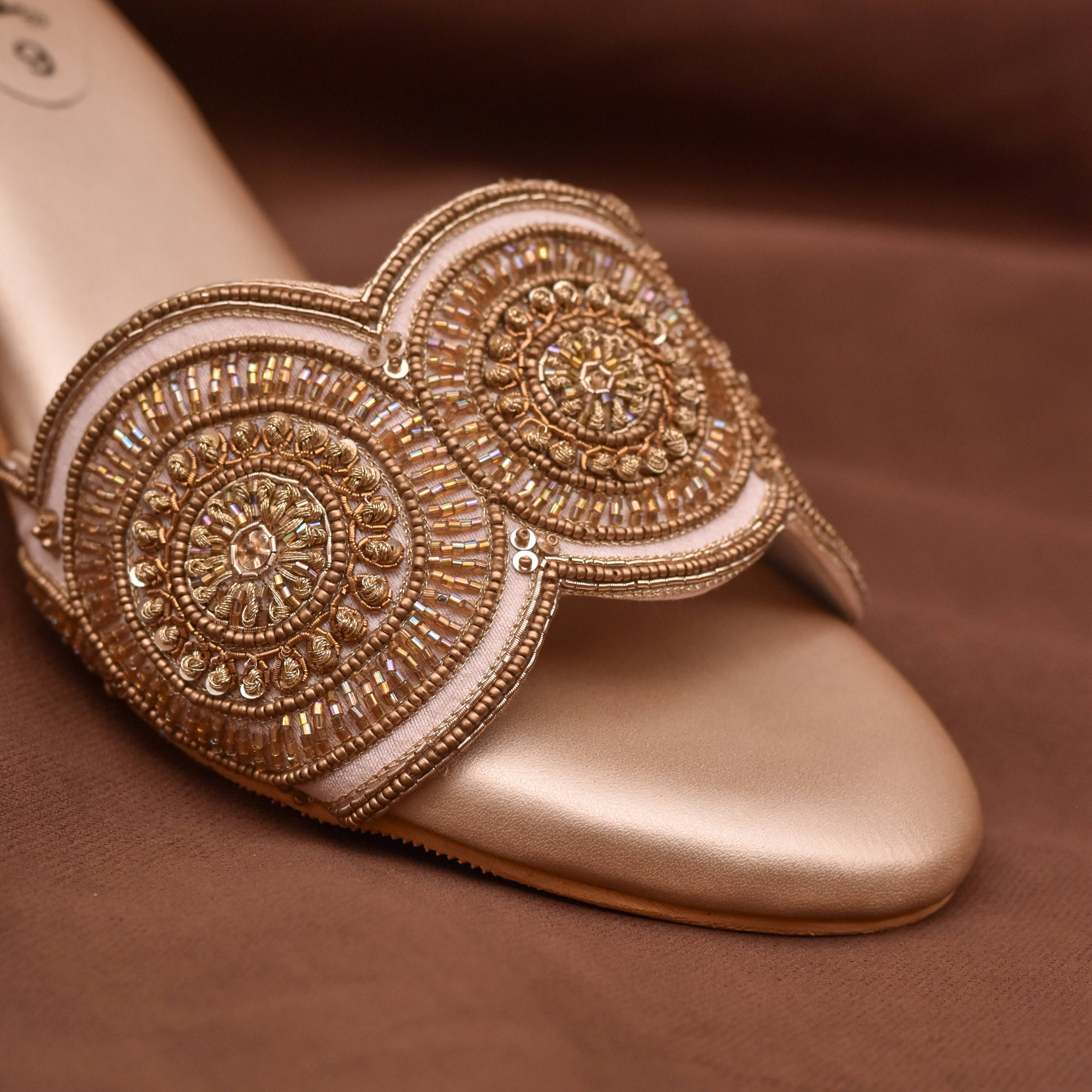 Jewel Sandals Festive Heels for Women - Main Image