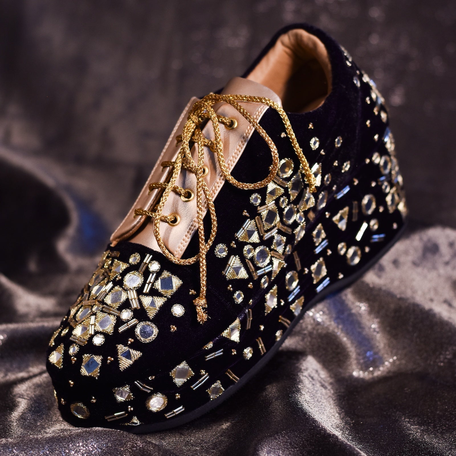 Jhalak Bridal Sneakers Designer Sneaker Wedges for Indian