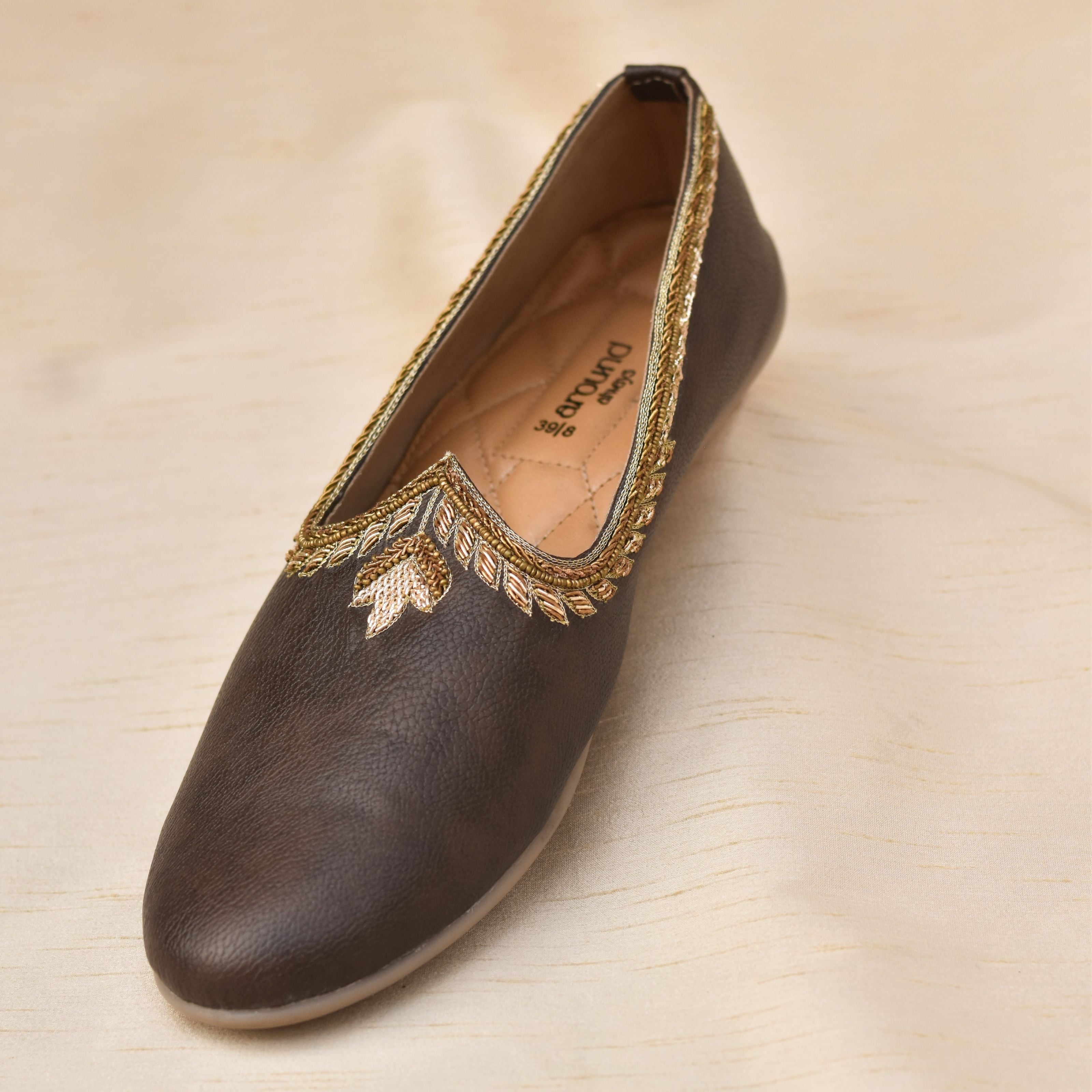 Premium wedding mojri design for men with comfort sole