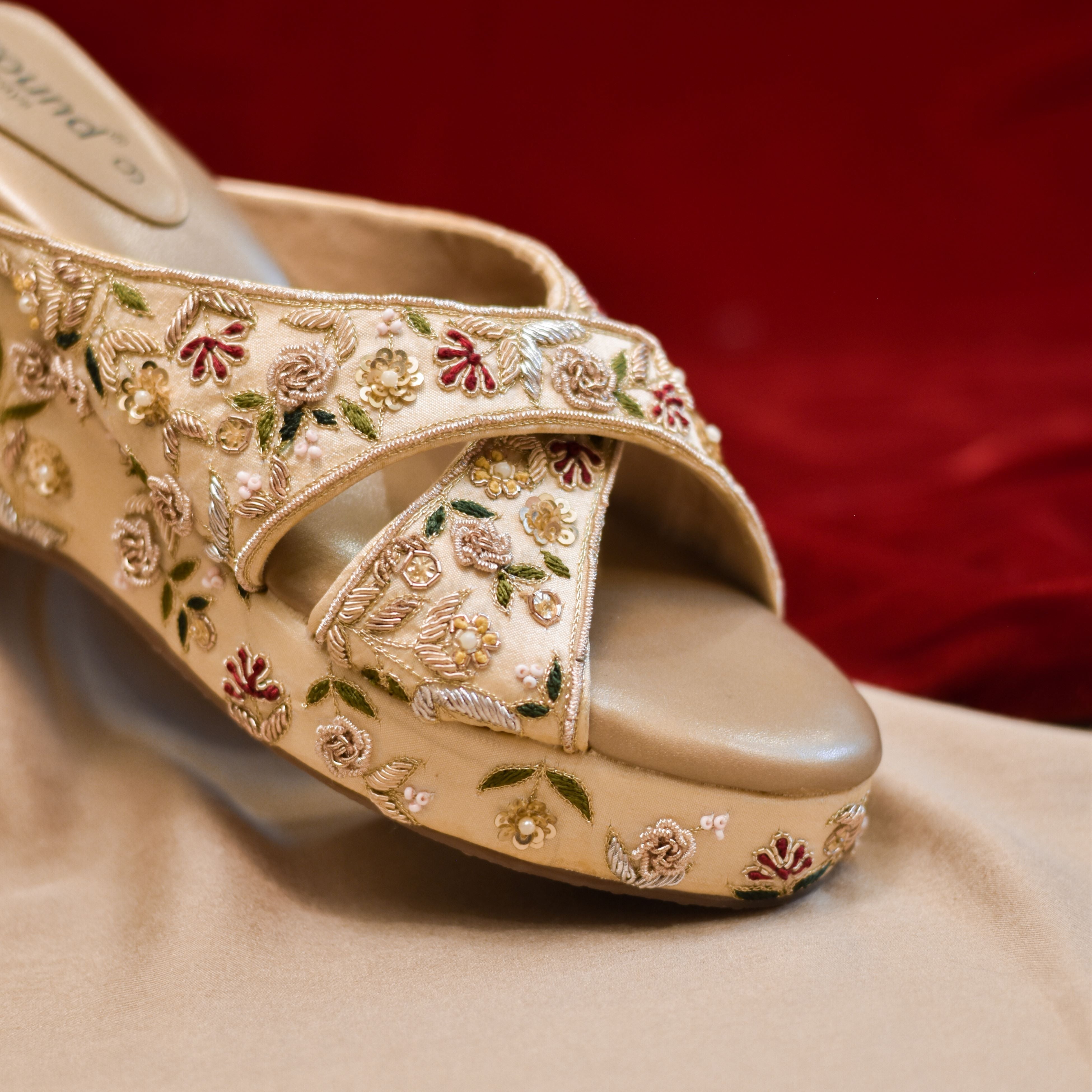 Lehenga Bridal Boots Off White Boot Lehenga Set – Astha Narang