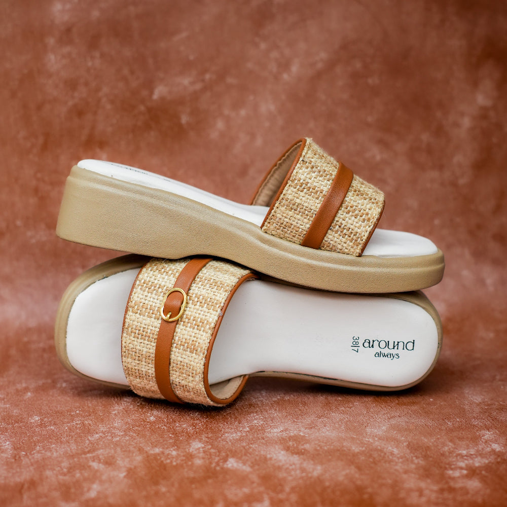 Slip-on slider casuals for all-day wear at brunches or honeymoon