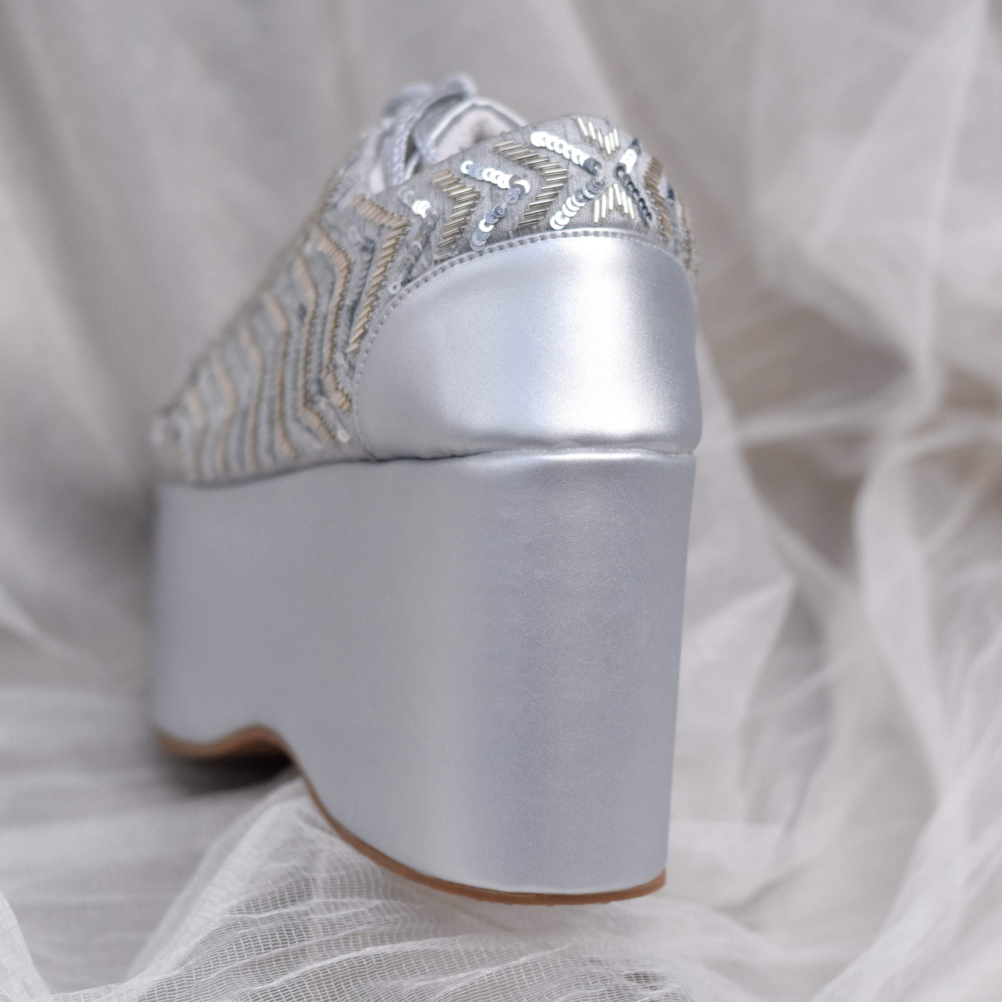 Melody Sneakers Stylish Bridal Shoes - Main Image