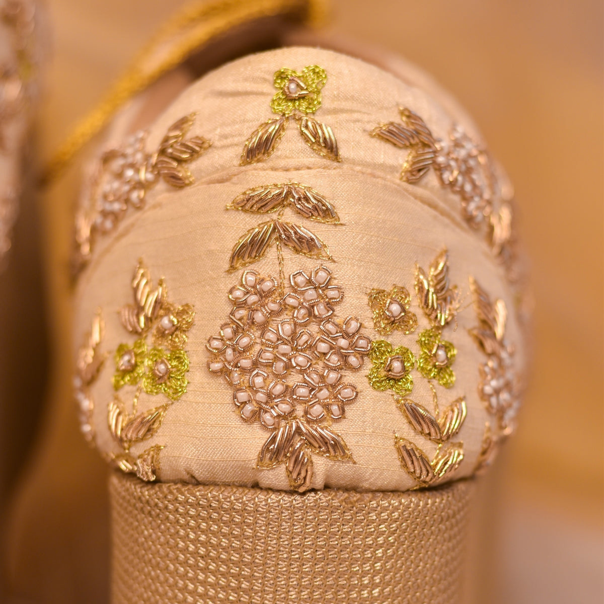 Embroidered heel sneakers for Indian Weddings