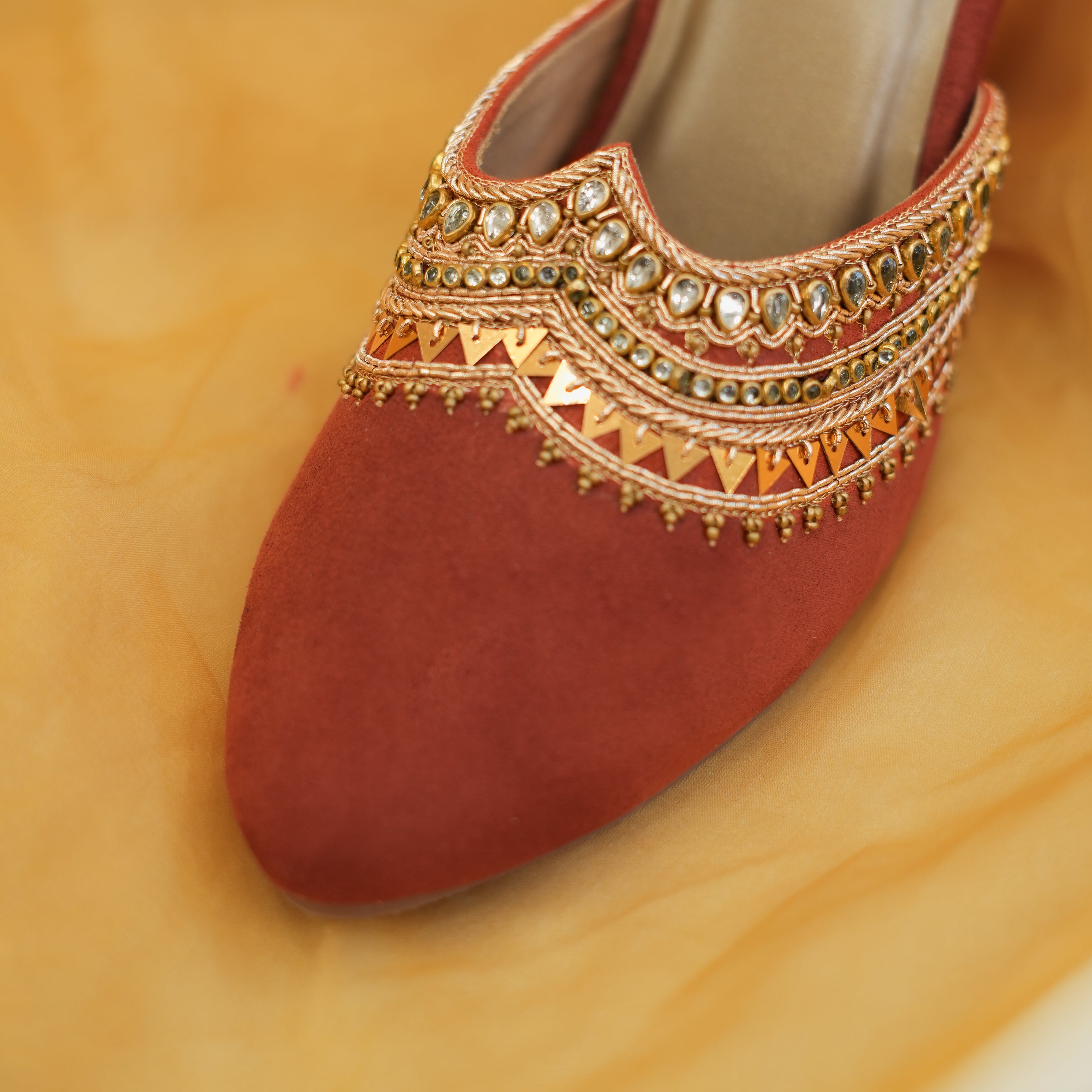 Sutra Mules | Trendy Heels For Festivities