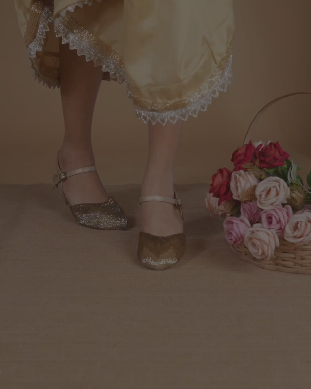 Ombre sandals with elegant gradient hues, perfect for weddings and festive celebrations.