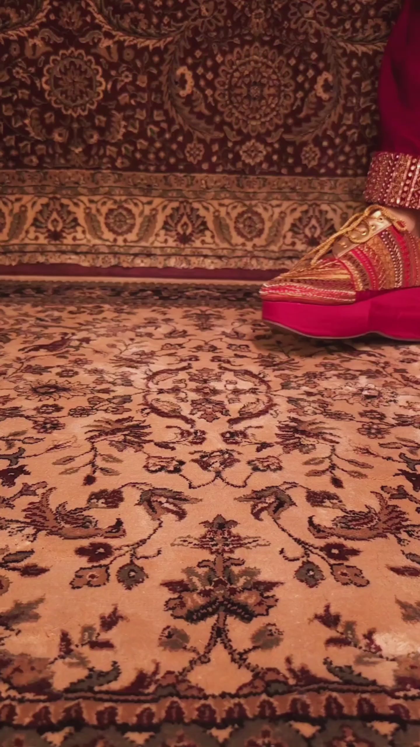 Artsy Indian Shoes with zardozi and thread embellishments