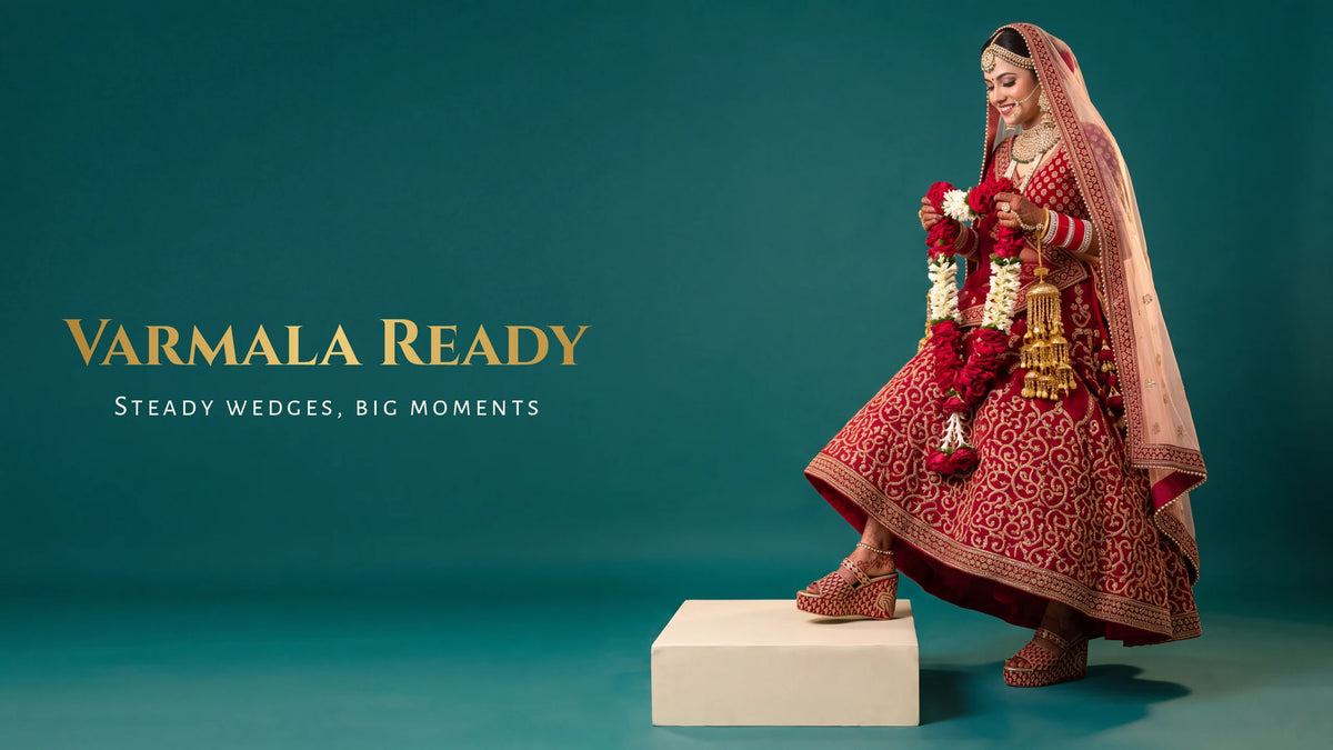 Red Indian Wedding Heels