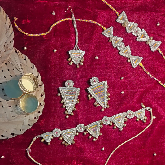 Beaded Jewellery Set for Indian Shaadi