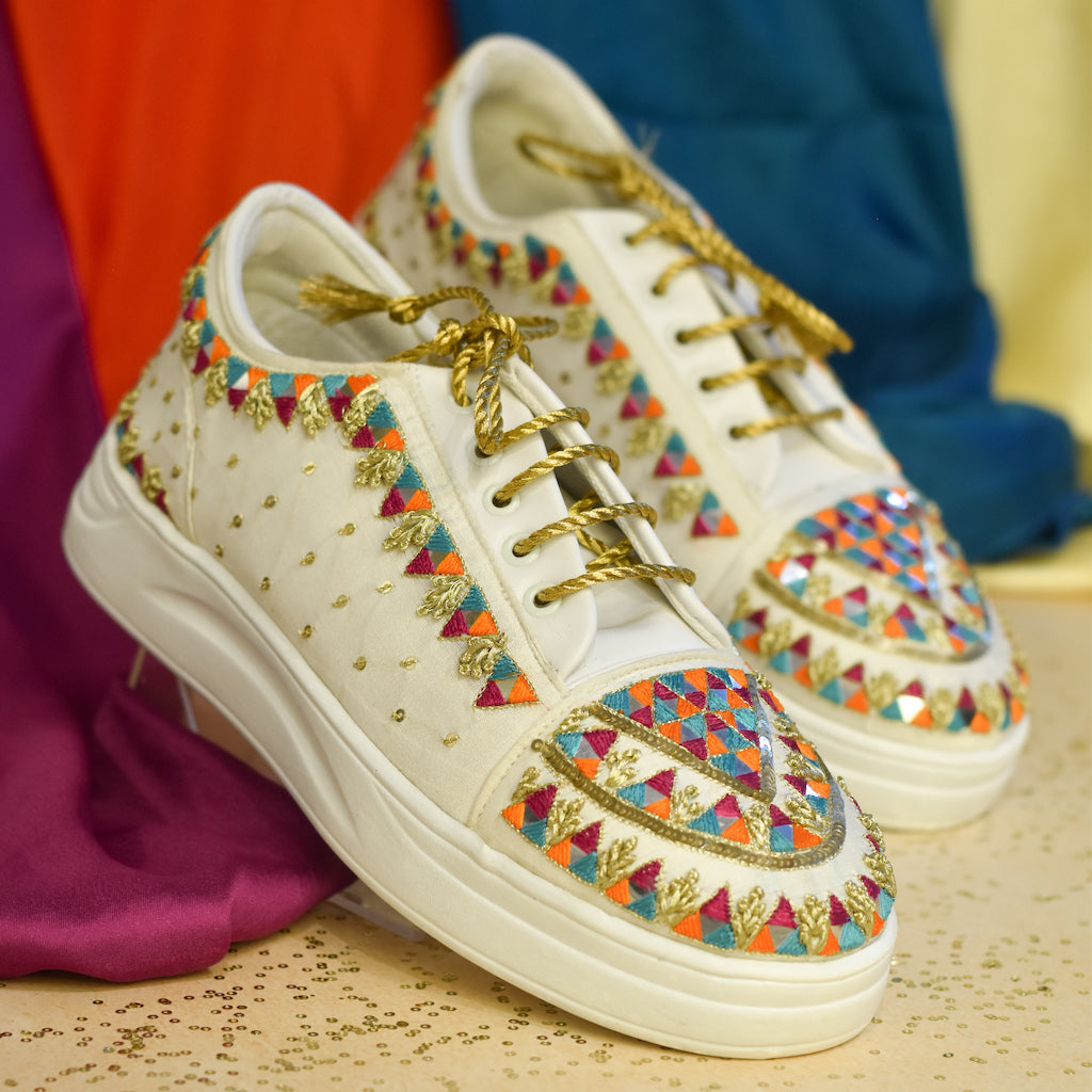 Perfect colourful sneakers for wedding gifting