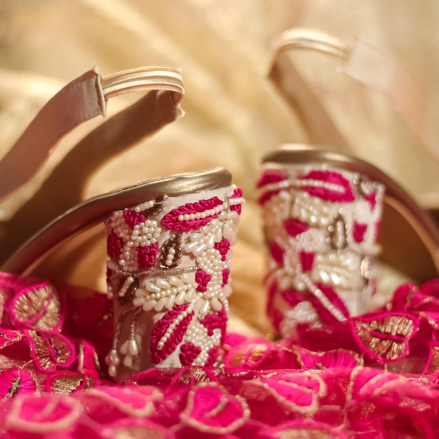 Premium Bridal Heels Handmade