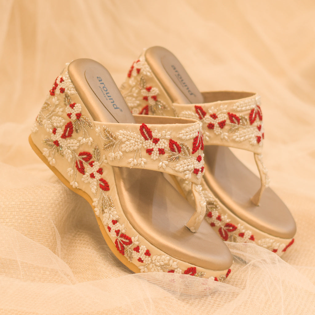 Designer Bridal Wedges from India