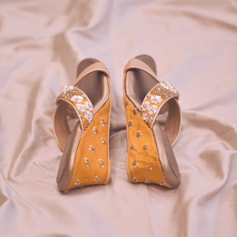 Premium designer heels for haldi function