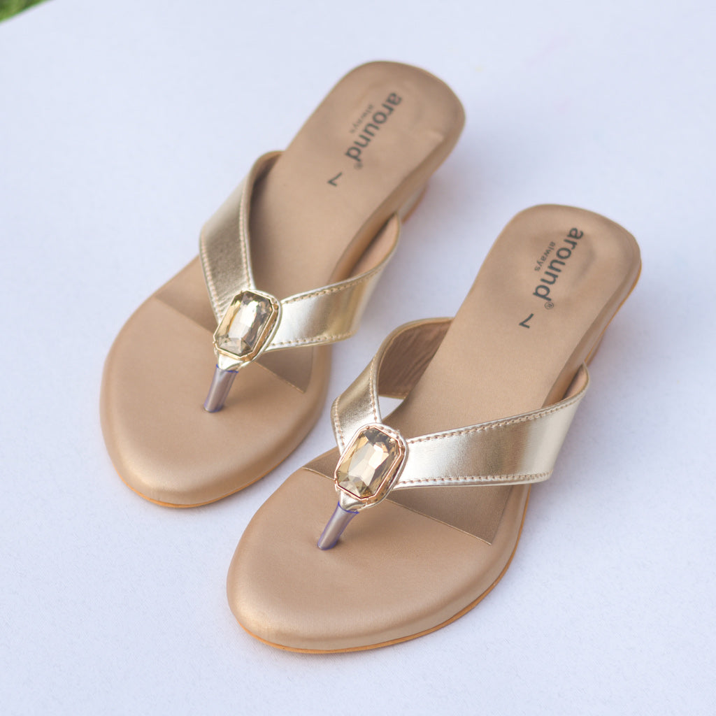 Best golden sandals for versatile ethnic wear