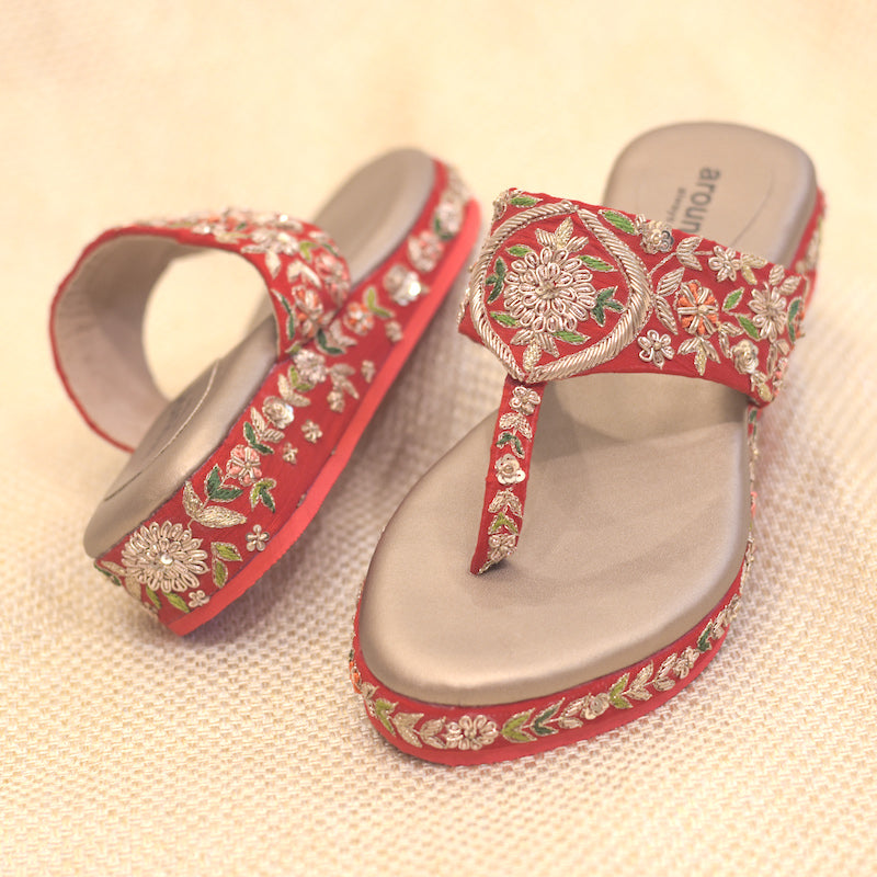Designer platform heels for destination Indian wedding 
