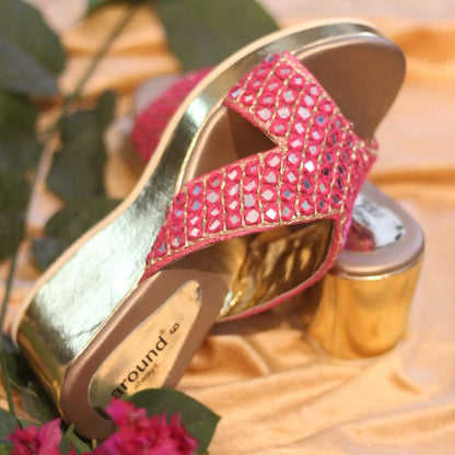 Customisable Wedge heels for bride