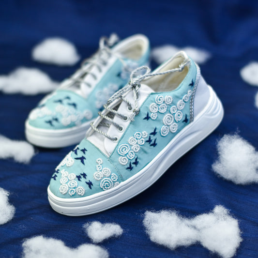 Quirky sneaker designs for women's casual wear